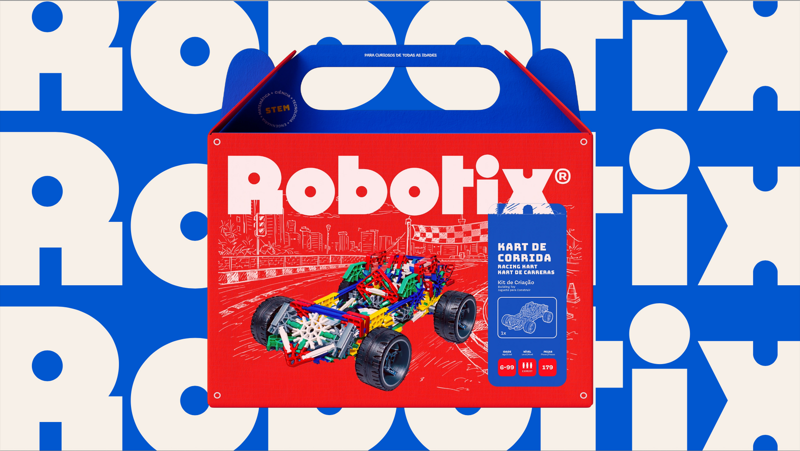 Conteúdo do kit Robotix