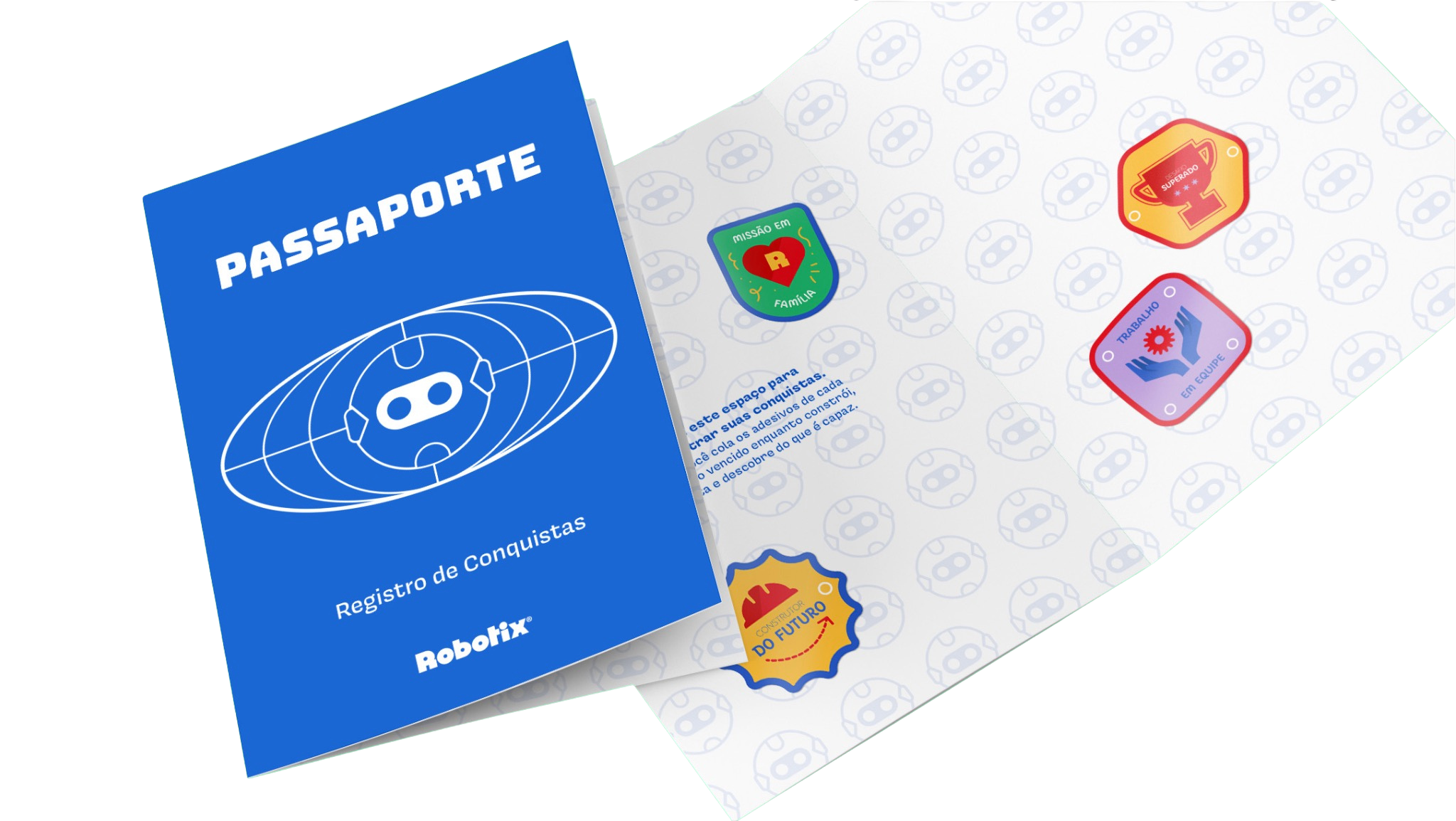 Passaporte Robotix — Caderno de Conquistas do Construtor