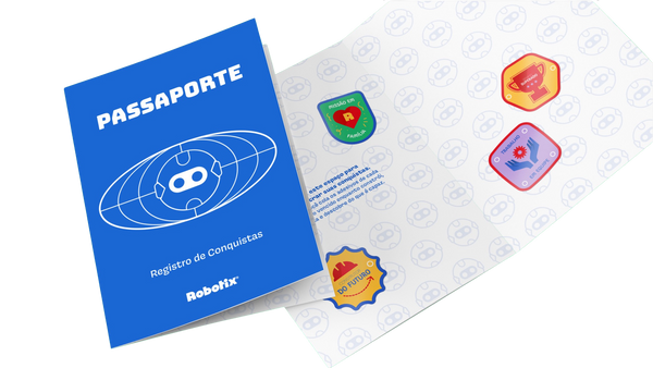 Passaporte Robotix — Caderno de Conquistas do Construtor